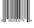 Barcode Image for UPC code 025200007789