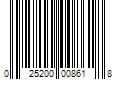 Barcode Image for UPC code 025200008618