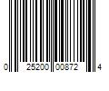 Barcode Image for UPC code 025200008724