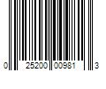 Barcode Image for UPC code 025200009813