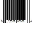 Barcode Image for UPC code 025209000064