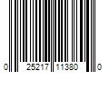 Barcode Image for UPC code 025217113800