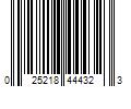 Barcode Image for UPC code 025218444323