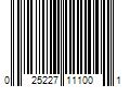 Barcode Image for UPC code 025227111001