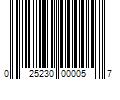 Barcode Image for UPC code 025230000057