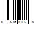 Barcode Image for UPC code 025231000063