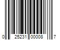 Barcode Image for UPC code 025231000087