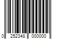 Barcode Image for UPC code 0252348000000