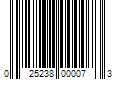 Barcode Image for UPC code 025238000073