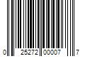 Barcode Image for UPC code 025272000077