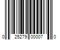 Barcode Image for UPC code 025279000070