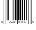 Barcode Image for UPC code 025286000063