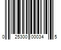 Barcode Image for UPC code 025300000345