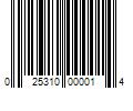 Barcode Image for UPC code 025310000014