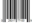 Barcode Image for UPC code 025317771009