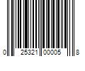 Barcode Image for UPC code 025321000058