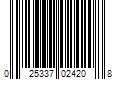 Barcode Image for UPC code 025337024208