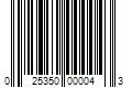 Barcode Image for UPC code 025350000043