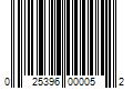 Barcode Image for UPC code 025396000052