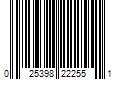 Barcode Image for UPC code 025398222551