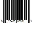 Barcode Image for UPC code 025400000313