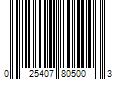 Barcode Image for UPC code 025407805003