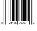 Barcode Image for UPC code 025436000073