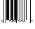 Barcode Image for UPC code 025436000097