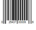 Barcode Image for UPC code 025437000096