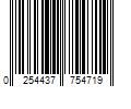 Barcode Image for UPC code 0254437754719