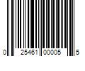 Barcode Image for UPC code 025461000055