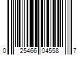 Barcode Image for UPC code 025466045587