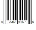 Barcode Image for UPC code 025466300778