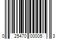 Barcode Image for UPC code 025470000053