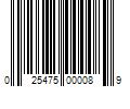 Barcode Image for UPC code 025475000089