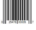 Barcode Image for UPC code 025476000057