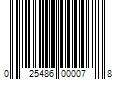 Barcode Image for UPC code 025486000078