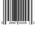 Barcode Image for UPC code 025487000053