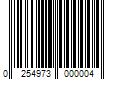 Barcode Image for UPC code 0254973000004