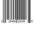 Barcode Image for UPC code 025499000065