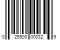 Barcode Image for UPC code 025500000329