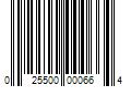 Barcode Image for UPC code 025500000664