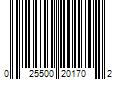 Barcode Image for UPC code 025500201702