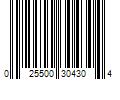 Barcode Image for UPC code 025500304304