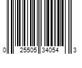 Barcode Image for UPC code 025505340543