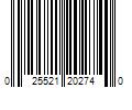 Barcode Image for UPC code 025521202740. Product Name: 