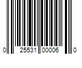 Barcode Image for UPC code 025531000060