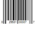 Barcode Image for UPC code 025531000077