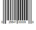 Barcode Image for UPC code 025541000098