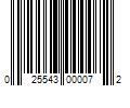 Barcode Image for UPC code 025543000072